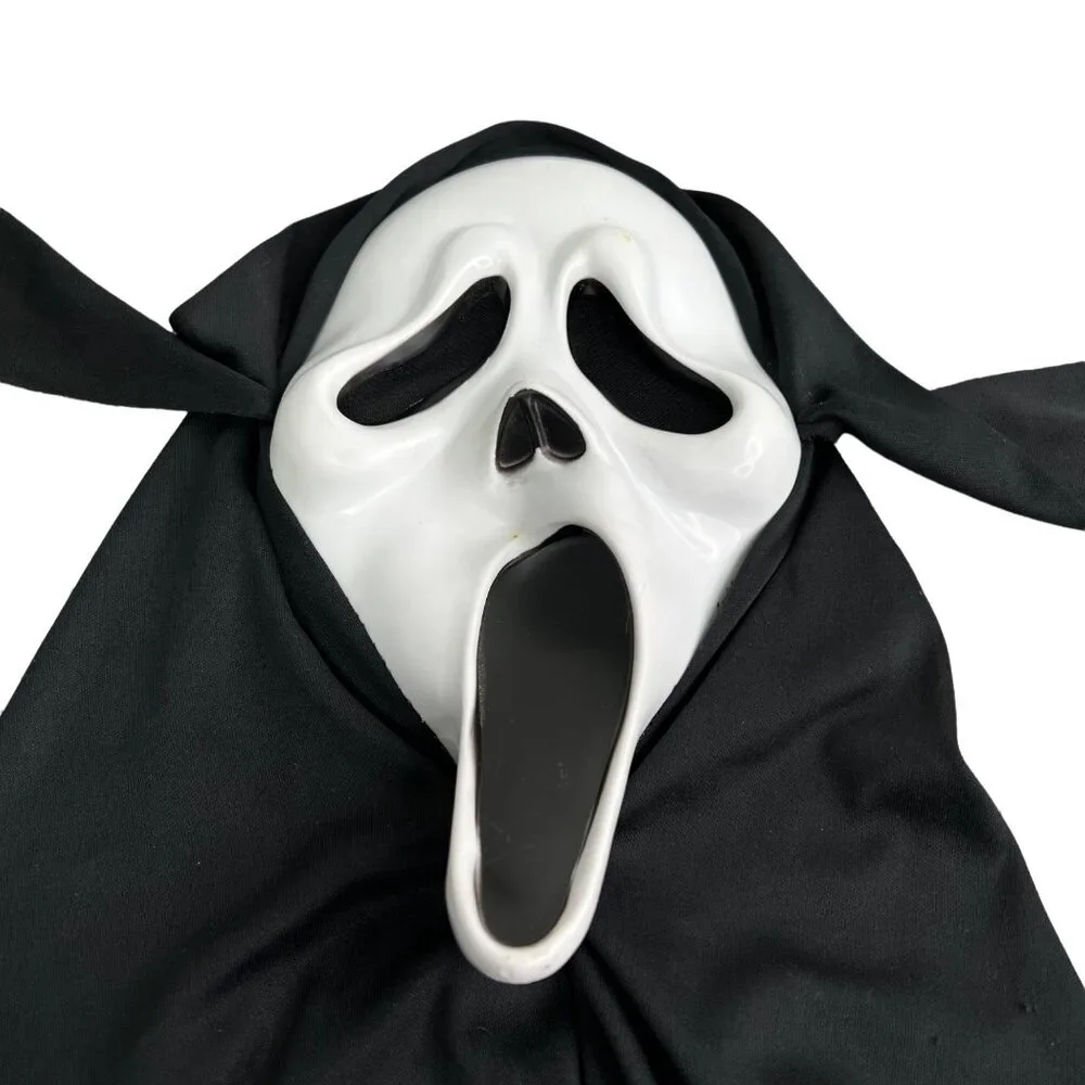 Easter Unlimited Scream Ghost Face Mask 2013 Black White Hooded